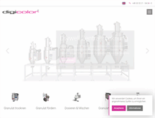 Tablet Screenshot of digicolor.de